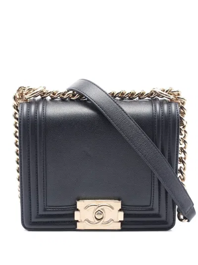 Pre-owned Chanel 2021 Boy  Shoulder Bag In Black