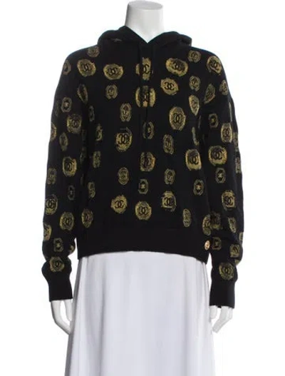 Pre-owned Chanel 2021 Cashmere Sweater In Black