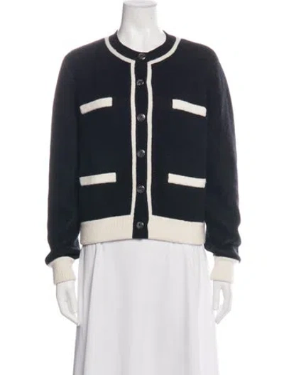 Pre-owned Chanel 2021 Cashmere Sweater In Black