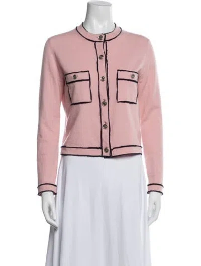 Pre-owned Chanel 2021 Cashmere Sweater In Black/pink
