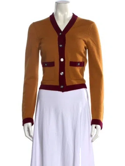 Pre-owned Chanel 2021 Cashmere Sweater In Brown