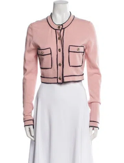 Pre-owned Chanel 2021 Cashmere Sweater In Pink
