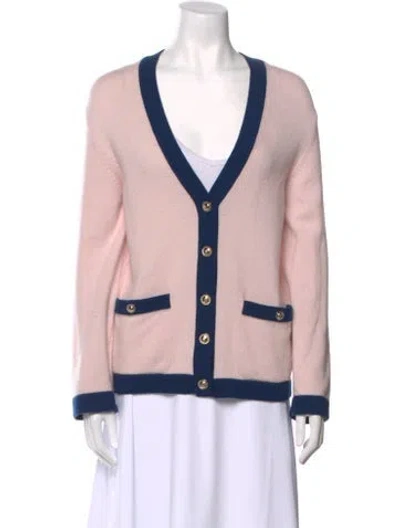 Pre-owned Chanel 2021 Cashmere Sweater In Pink