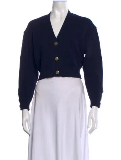 Pre-owned Chanel 2021 Cashmere Sweater W/ Tags In Blue