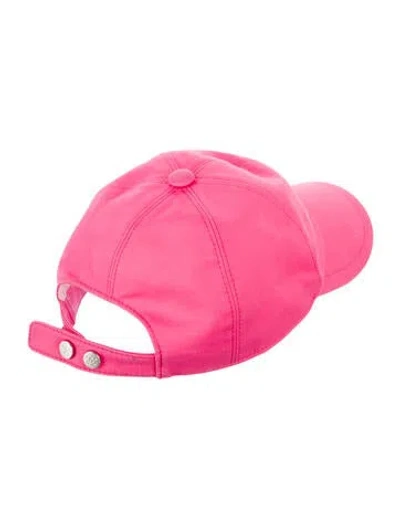 Pre-owned Chanel 2021 Cc Baseball Cap In Pink