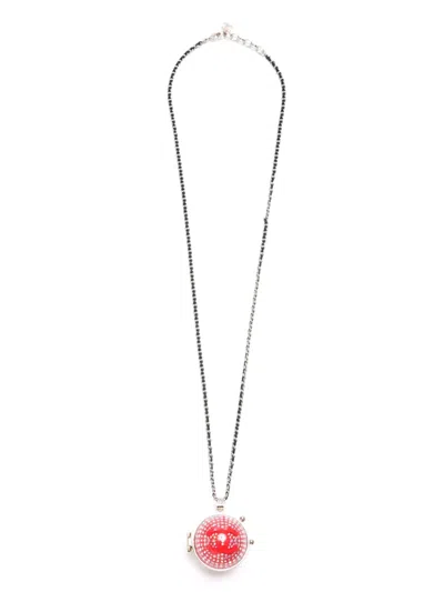Pre-owned Chanel 2021 Cc Miller Necklace In Gold