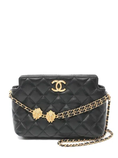 Pre-owned Chanel 2021 Cc Shoulder Bag In Black