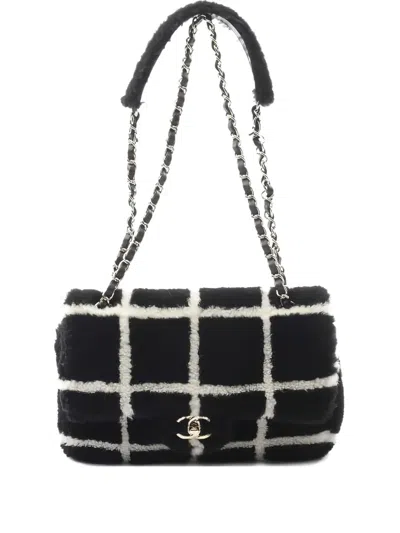 Pre-owned Chanel 2021 Coco-mark Chain Shoulder Bag In Black