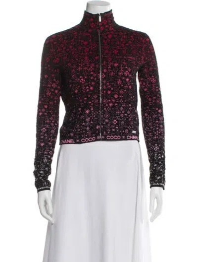 Pre-owned Chanel 2021 Coco Neige Evening Jacket In Black