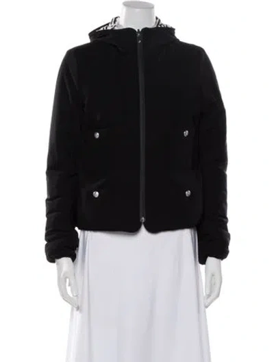 Pre-owned Chanel 2021 Coco Neige Reversible Down Jacket W/ Tags In Black