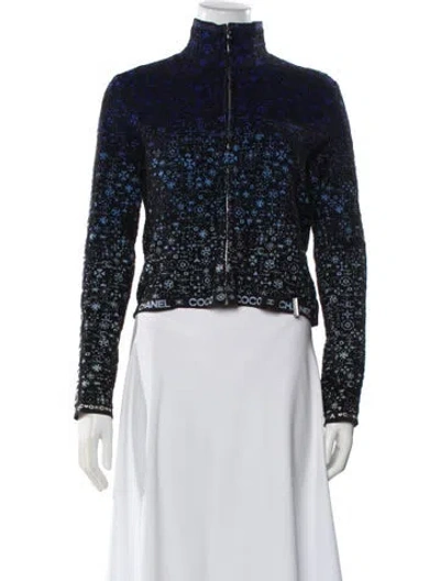 Pre-owned Chanel 2021 Coco Neige Sweater In Black