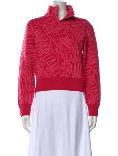 Pre-owned Chanel 2021 Coco Neige Sweater W/ Tags In Pink