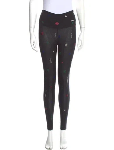 Pre-owned Chanel 2021 Coco Neige Sweatpants In Black