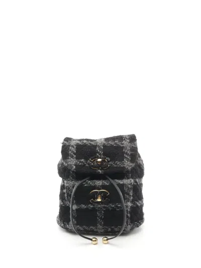 Pre-owned Chanel 2021 Duma Backpack In Black