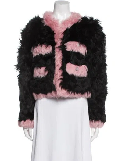 Pre-owned Chanel 2021 Fur Jacket In Black