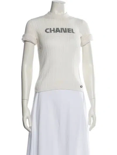Pre-owned Chanel 2021 Graphic Print T-shirt In Neutral