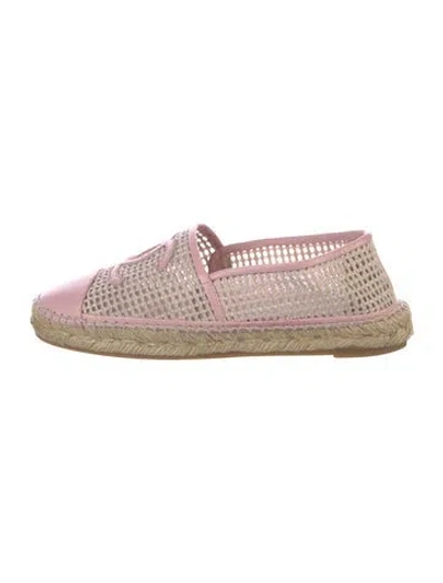 Pre-owned Chanel 2021 Interlocking Cc Logo Espadrilles In Multi