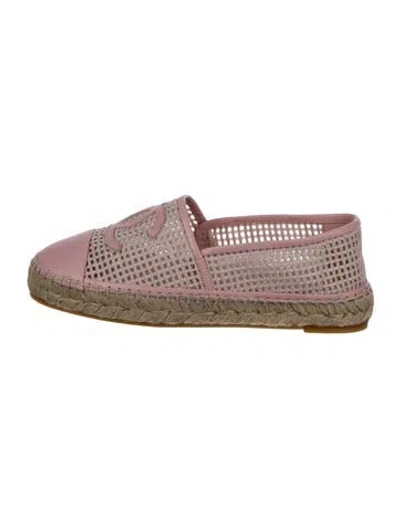 Pre-owned Chanel 2021 Interlocking Cc Logo Espadrilles In Multi