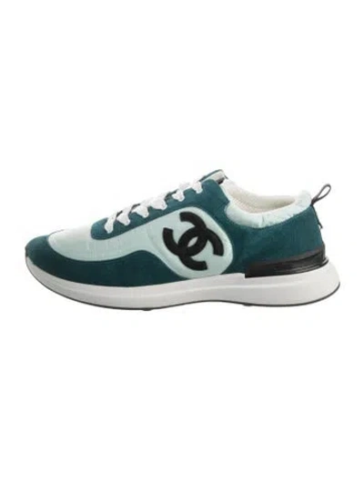 Pre-owned Chanel 2021 Interlocking Cc Logo Sneakers In Multi