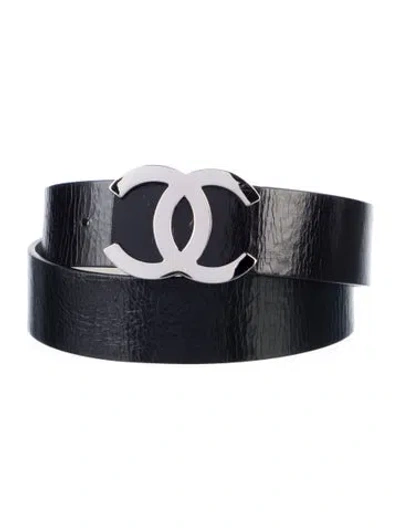 Pre-owned Chanel 2021 Interlocking Cc Logo Waist Belt In Multi