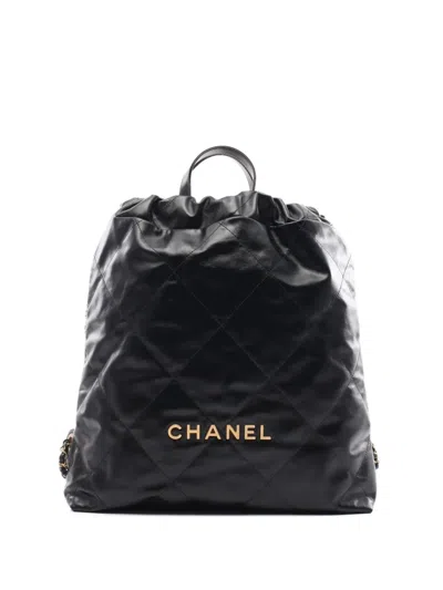 Pre-owned Chanel 2021 Large  22 Backpack