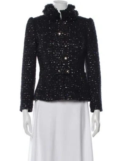 Pre-owned Chanel 2021 Le Château Des Dames Blazer In Blue