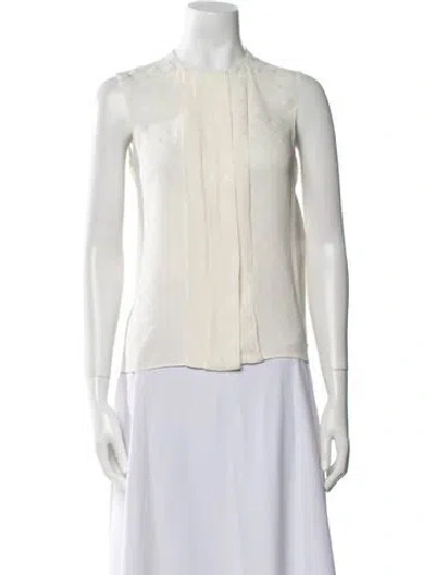 Pre-owned Chanel 2021 Le Château Des Dames Blouse In Neutral
