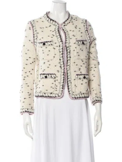 Pre-owned Chanel 2021 Le Château Des Dames Evening Jacket In Neutral