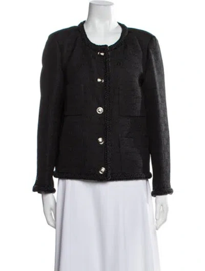 Pre-owned Chanel 2021 Le Château Des Dames Jacket In Black