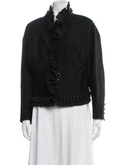 Pre-owned Chanel 2021 Le Château Des Dames Jacket In Black