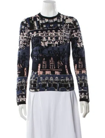 Pre-owned Chanel 2021 Le Château Des Dames Métiers D'art Sweater In Blue