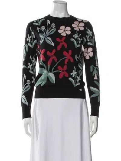 Pre-owned Chanel 2021 Le Château Des Dames Sweater In Black