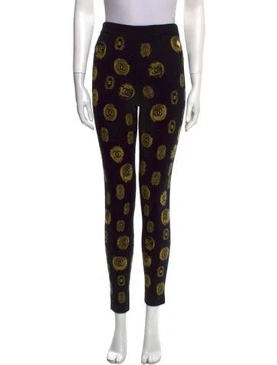 Pre-owned Chanel 2021 Le Château Des Dames Sweatpants In Black