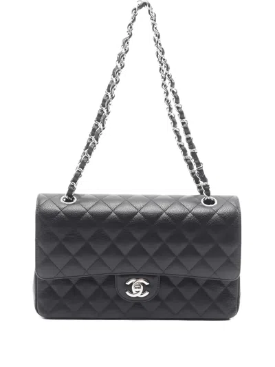 Pre-owned Chanel 2021 Matelasse Flap-chain Shoulder Bag In Black