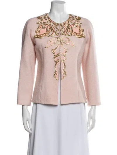 Pre-owned Chanel 2021 Metiers D'art Collection Jacket W/ Tags In Pink