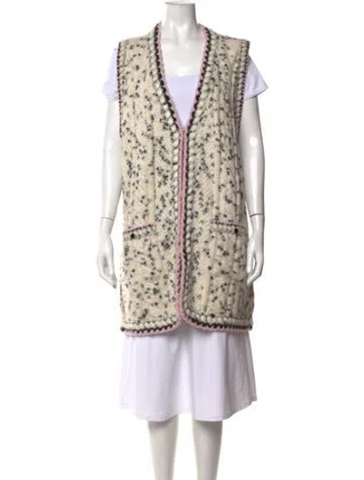 Pre-owned Chanel 2021 Metiers D'art Collection Sweater In Neutrals