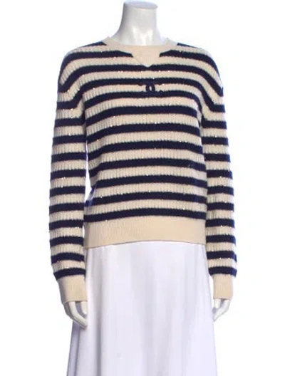 Pre-owned Chanel 2021 Midi Length Dress In Blue