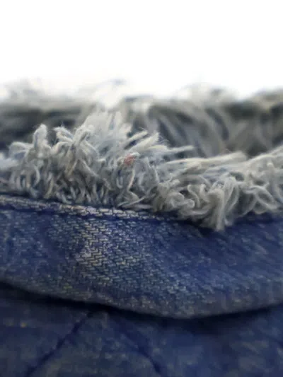 Pre-owned Chanel 2021 Mini Denim Mood With Chain Bucket Bag