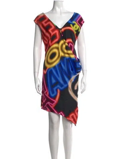 Pre-owned Chanel 2021 Mini Dress In Black