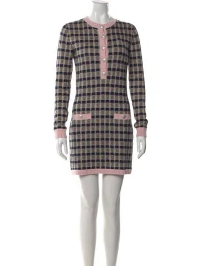 Pre-owned Chanel 2021 Mini Dress In Pink