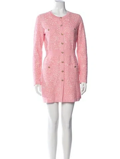 Pre-owned Chanel 2021 Mini Dress In Pink