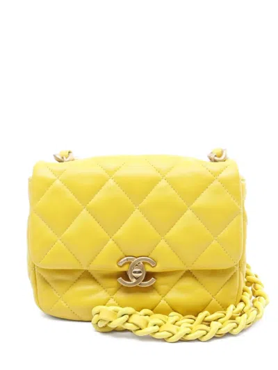 Pre-owned Chanel 2021 Mini Matelasse Chain Handbag