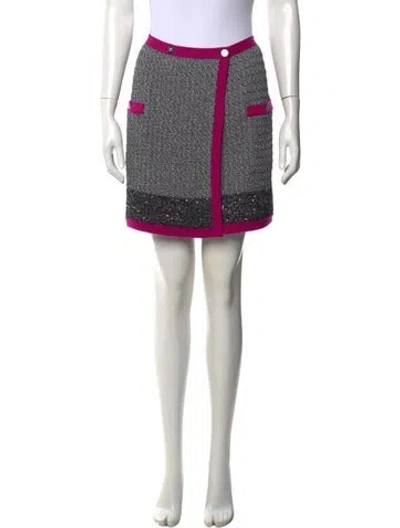 Pre-owned Chanel 2021 Mini Skirt In Grey