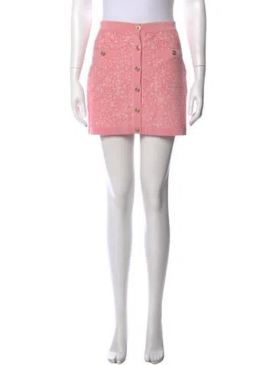 Pre-owned Chanel 2021 Mini Skirt In Pink
