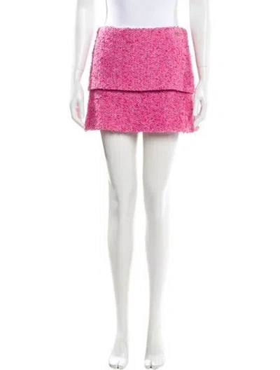 Pre-owned Chanel 2021 Mini Skirt In Pink