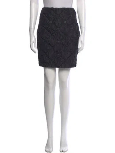 Pre-owned Chanel 2021 Mini Skirt W/ Tags In Black