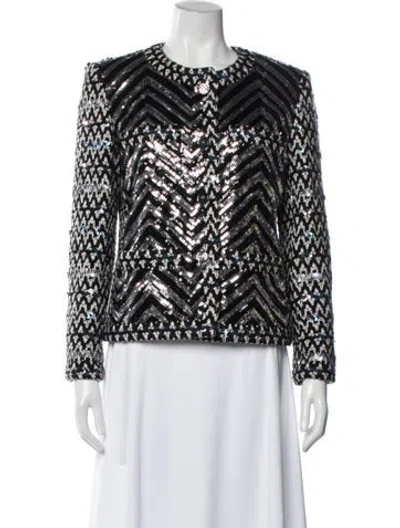 Pre-owned Chanel 2021 Printed Evening Jacket In Multi