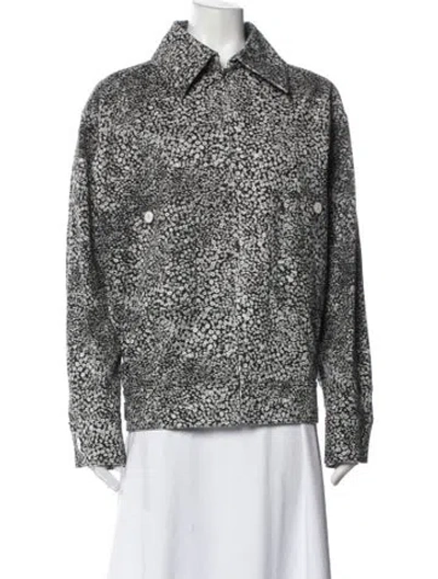 Pre-owned Chanel 2021 Printed Jacket In Multi