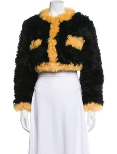 Pre-owned Chanel 2021 Shearling Fur Jacket In Multi