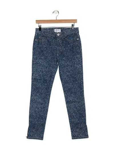 Pre-owned Chanel 2021 Skinny Leg Jeans In Blue